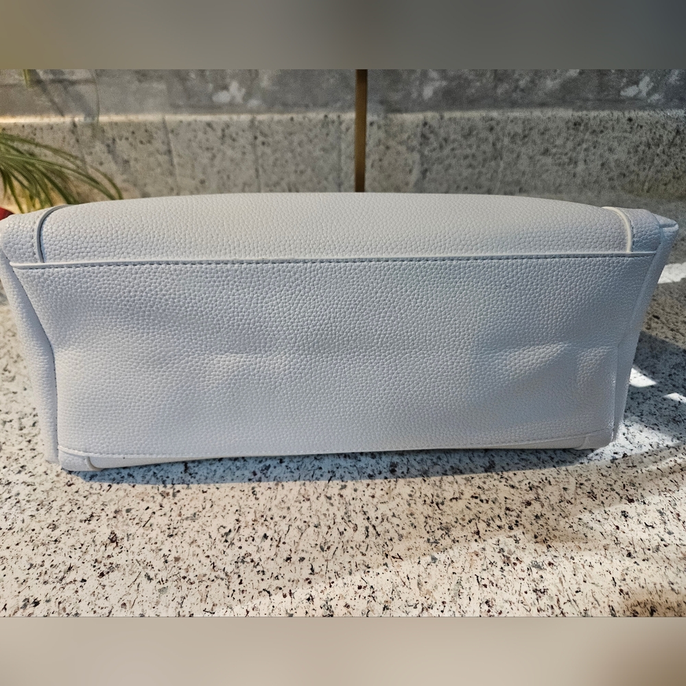 NWT NEWBELLA 2 PC White Women's Handbag Set With Travel Bag & Crossbody - Picture 13 of 14